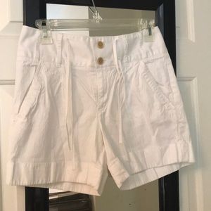 Banana Republic white shorts size 4
